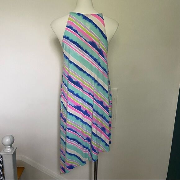 LP Watercolor Asymmetrical Tank Dress - Picture 10 of 13